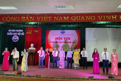 HỘI THI BÍ THƯ CHI BỘ GIỎI NĂM 2024 TRƯỜNG CAO ĐẲNG CÔNG NGHIỆP VIỆT ĐỨC